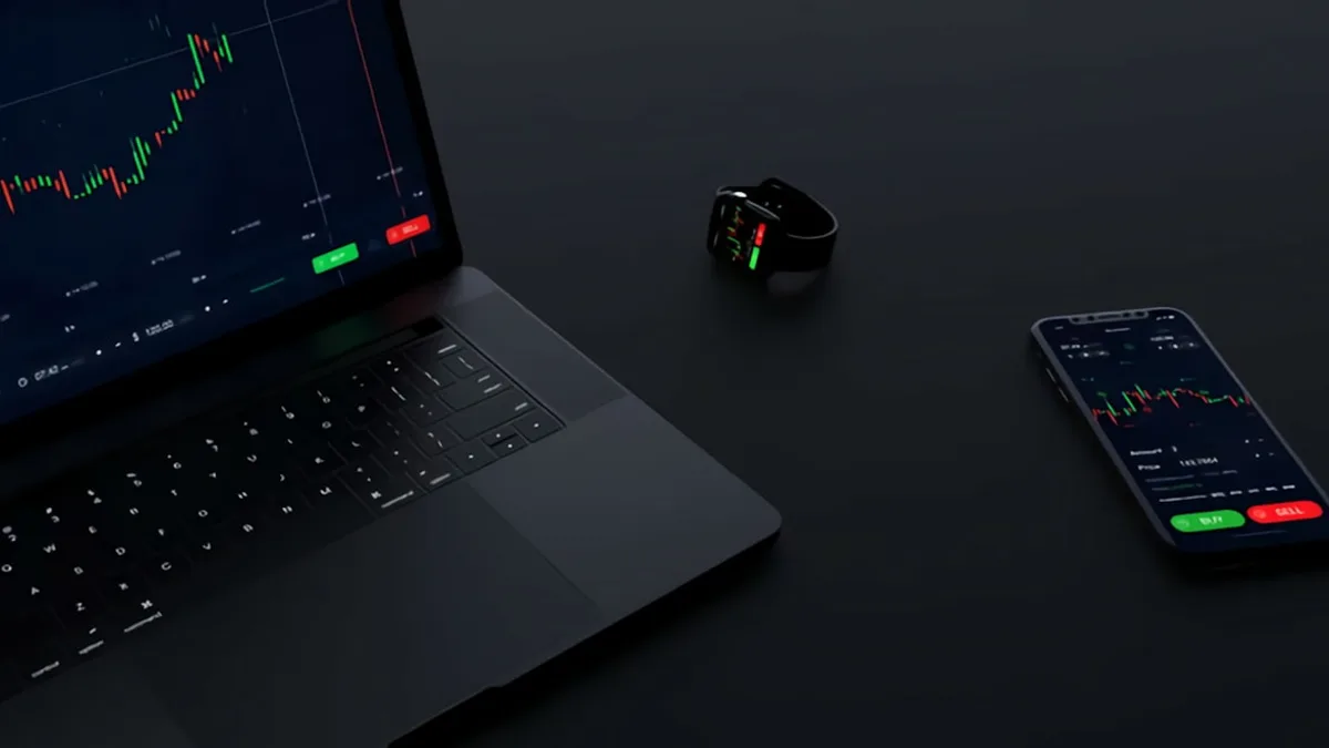 Księga zleceń giełdy kryptowalut ze spreadem i głębokością rynku